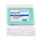 Cleanroom ESD Polyester Knit Swab, Static Dissipative Handle, 100/Bg redirect to product page